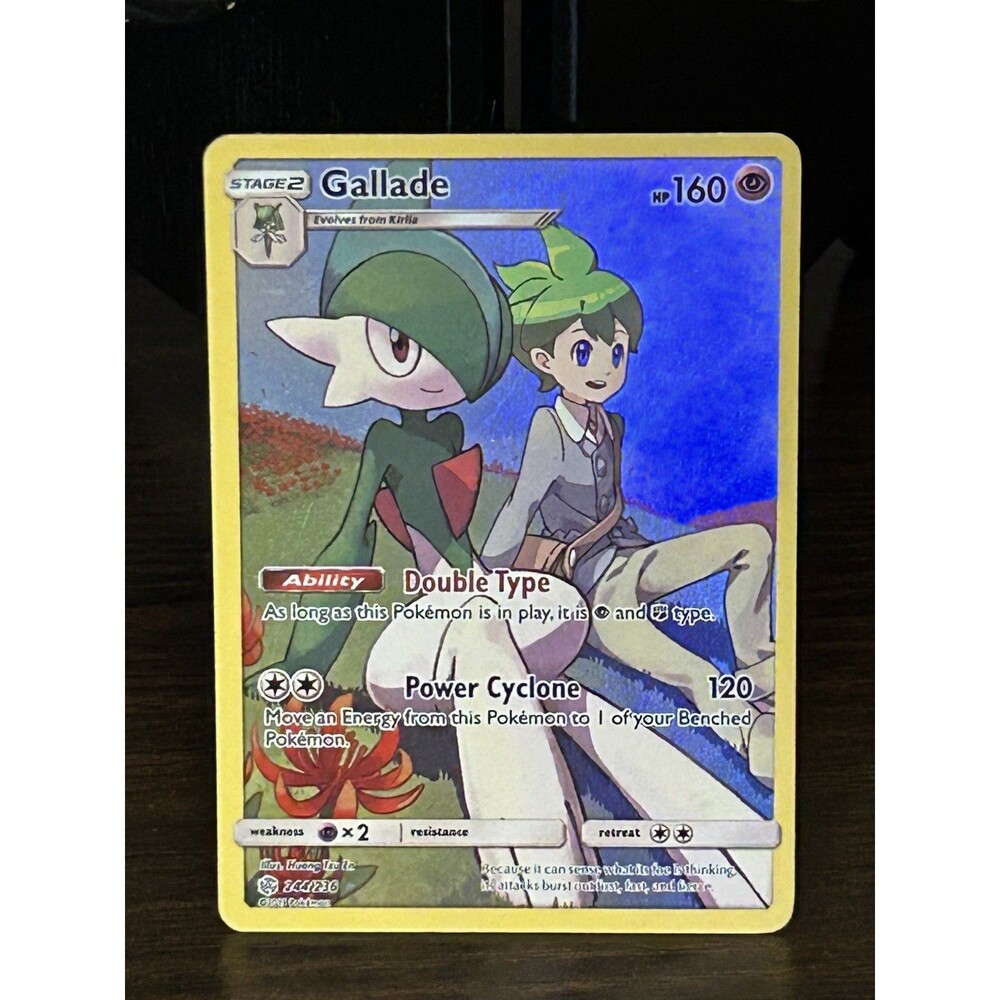 Pokemon Gallade 244/236 Cosmic Eclipse Illustration Trainer Gallery Gardevoir